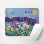 alaska slapende dame _rotary int'l Mousepad Muismat (Met muis)