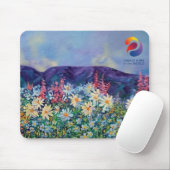 alaska slapende dame _roterende Mousepad Muismat (Met muis)