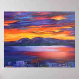 Alaska Slapeping Lady Matte Poster