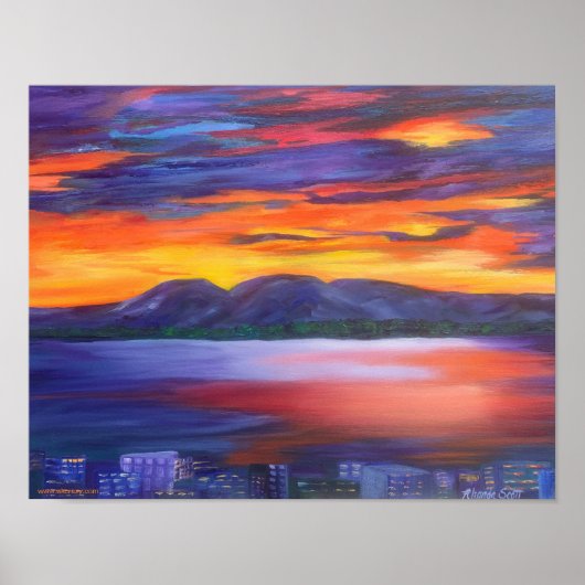 Alaska Slapeping Lady Matte Poster (Voorkant)