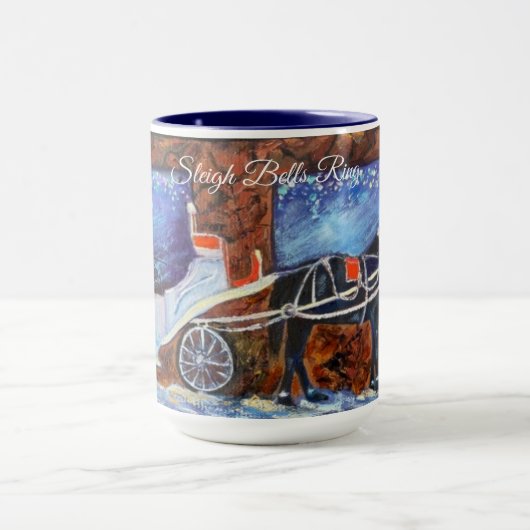 Alaska Sleigh Bells Ring Tweekleurige Koffiemok (Midden)