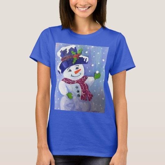 Alaska Sneeuwmannen T-shirt (Voorkant)