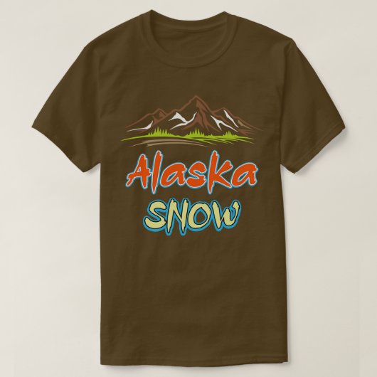 Alaska Sneeuwshirt T-shirt (Design voorkant)