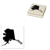 Alaska Solid Rubber Art Stamp Rubberstempel (Gestempeld)