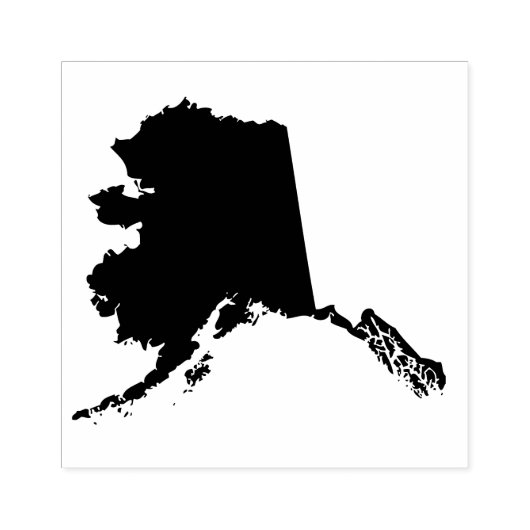 Alaska Solid Rubber Art Stamp Rubberstempel (Afrduk)