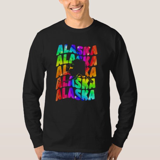 Alaska Souvenir Vacation Tourist Alaskan Territory T-shirt (Voorkant)