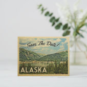 Alaska sparen de Datum  Briefkaarten (Staand voorkant)