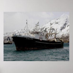 Alaska Spirit, F.C.A. Vissen Trawler Poster