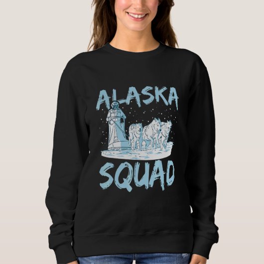 Alaska Squad for an Alaska Sled Dog Rider Trui (Voorkant)