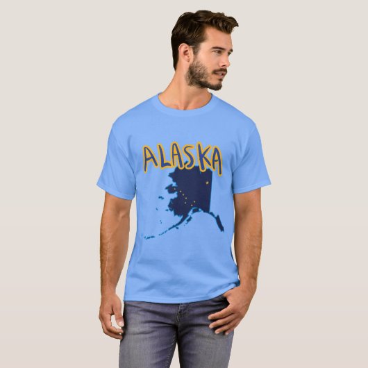 Alaska-staat 1 t-shirt (Voorkant volledig)