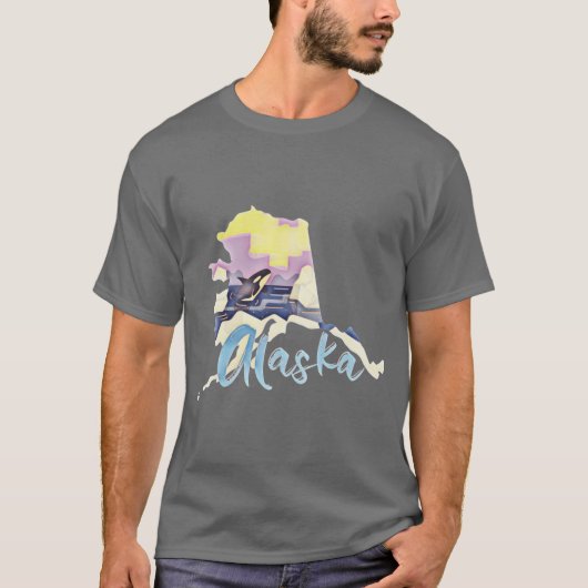 Alaska-staat 2 t-shirt (Voorkant)