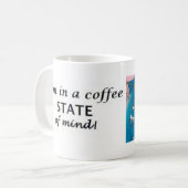 Alaska staatskaart Koffie Mok (Voorkant links)