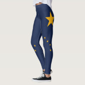 Alaska Staatsvlag Broekleggingen Leggings (Links)