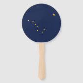 Alaska Staatsvlag Handwaaier (Achterkant)