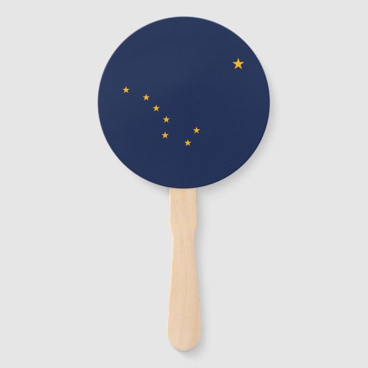 Alaska Staatsvlag Handwaaier (Voorkant)