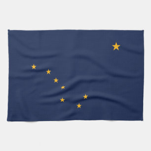 Alaska Staatsvlag Keukenhanddoek