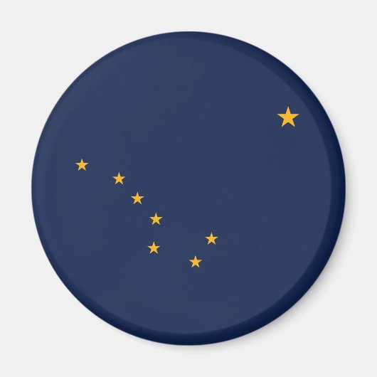 Alaska Staatsvlag Magneet (Voorkant)