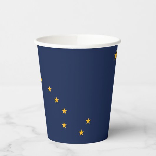 Alaska Staatsvlag Papieren Bekers (Links)