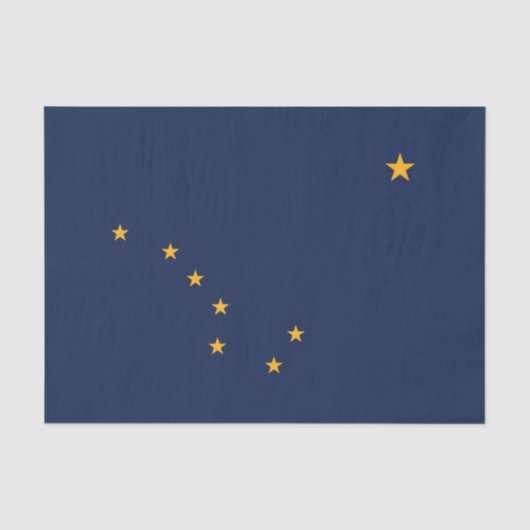 Alaska Staatsvlag Tissuepapier (Voorkant)