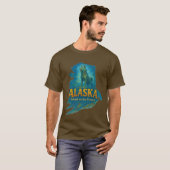 Alaska State Artistic T-Shirt – Oil Paint... (Voorkant volledig)