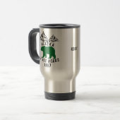 Alaska State Beren 1957 Retro Black Design Reisbeker (Voorkant links)