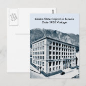 Alaska State Capitol in juni 1930  Briefkaart (Voorkant / Achterkant)