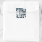 Alaska State Capitol in juni 1930 Vierkante Sticker (Tas)