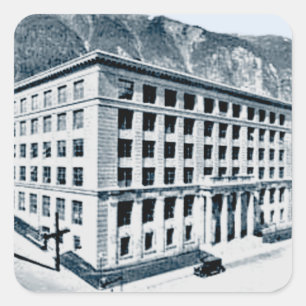 Alaska State Capitol in juni 1930  Vierkante Sticker
