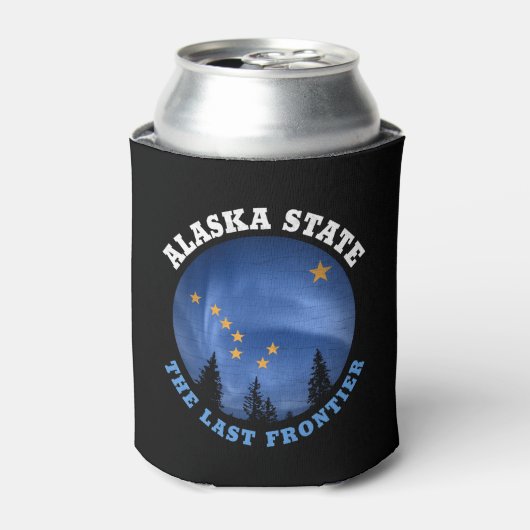 ALASKA STATE FLAG BLIKJESKOELER (Blikje Voorkant)