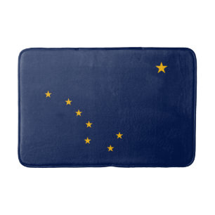 Alaska State Flag Design Badmat