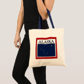 Alaska State Flag Design Budget Canvas Canvas tas (Voorkant (product))