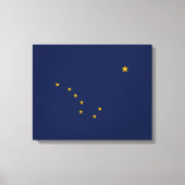 Alaska State Flag Design Canvas Afdruk (Voorkant)