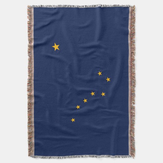 Alaska State Flag Design Decor Deken (Voorkant Verticaal)