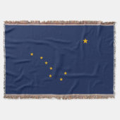 Alaska State Flag Design Decor Deken (Voorkant)