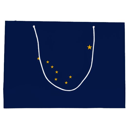 Alaska State Flag Design Groot Cadeauzakje (Achterkant)