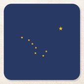 Alaska State Flag Design Kartonnen Onderzetters (Voorkant)