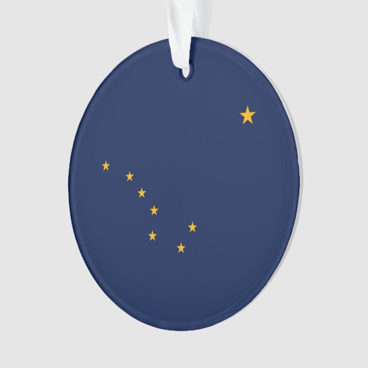 Alaska State Flag Design Ornament (voorkant)