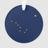 Alaska State Flag Design Ornament (voorkant)
