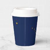 Alaska State Flag Design Papieren Bekers (Rechts)