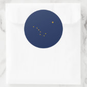 Alaska State Flag Design Ronde Sticker (Tas)