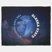 ALASKA STATE FLAG FLEECE DEKEN (Voorkant (Horizontaal))