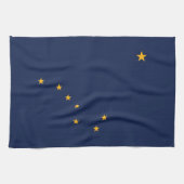 Alaska State Flag Kitchen Towel Theedoek (Horizontaal)
