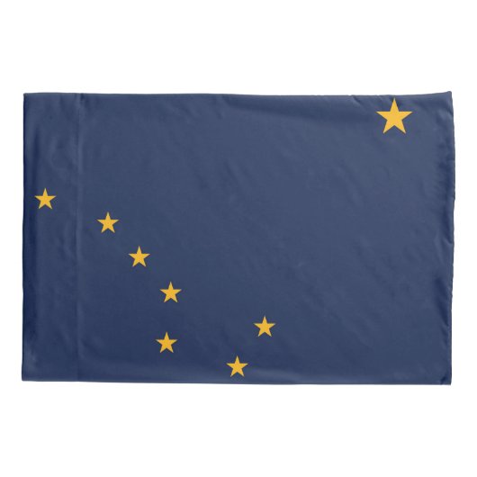 Alaska State Flag Print Patriot Kussensloop (Achterkant)