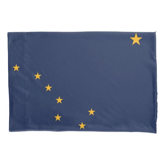 Alaska State Flag Print Patriot Kussensloop (Voorkant)