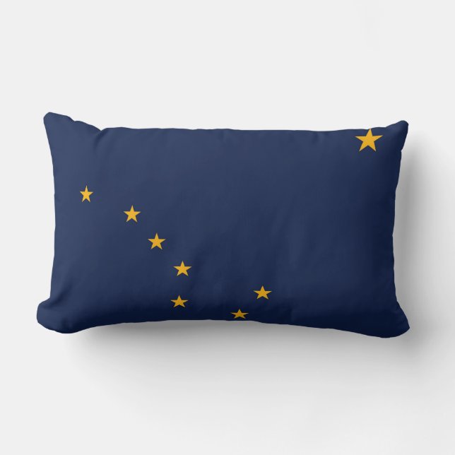 Alaska State Flag Print Patriottisch Kussen (Voorkant)