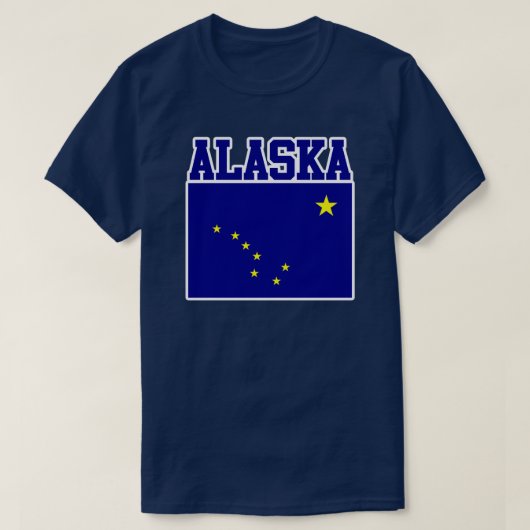 Alaska State Flag T-shirt (Design voorkant)