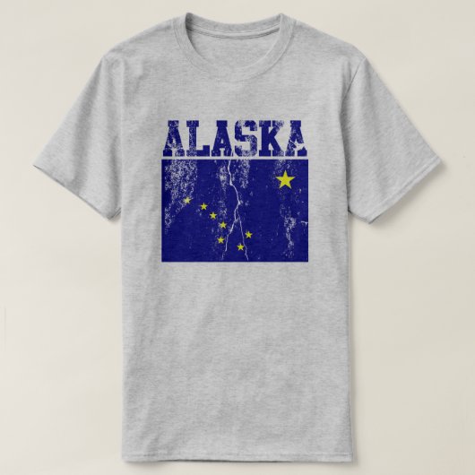 Alaska State Flag T-shirt (noodlijdend) (Design voorkant)