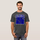 Alaska State Flag T-shirt (noodlijdend) (Voorkant volledig)