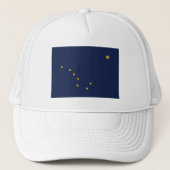 Alaska State Flag Trucker Hat Pet (Voorkant)