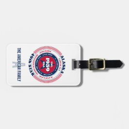 Alaska State Gepersonaliseerde Gift Bagagelabel